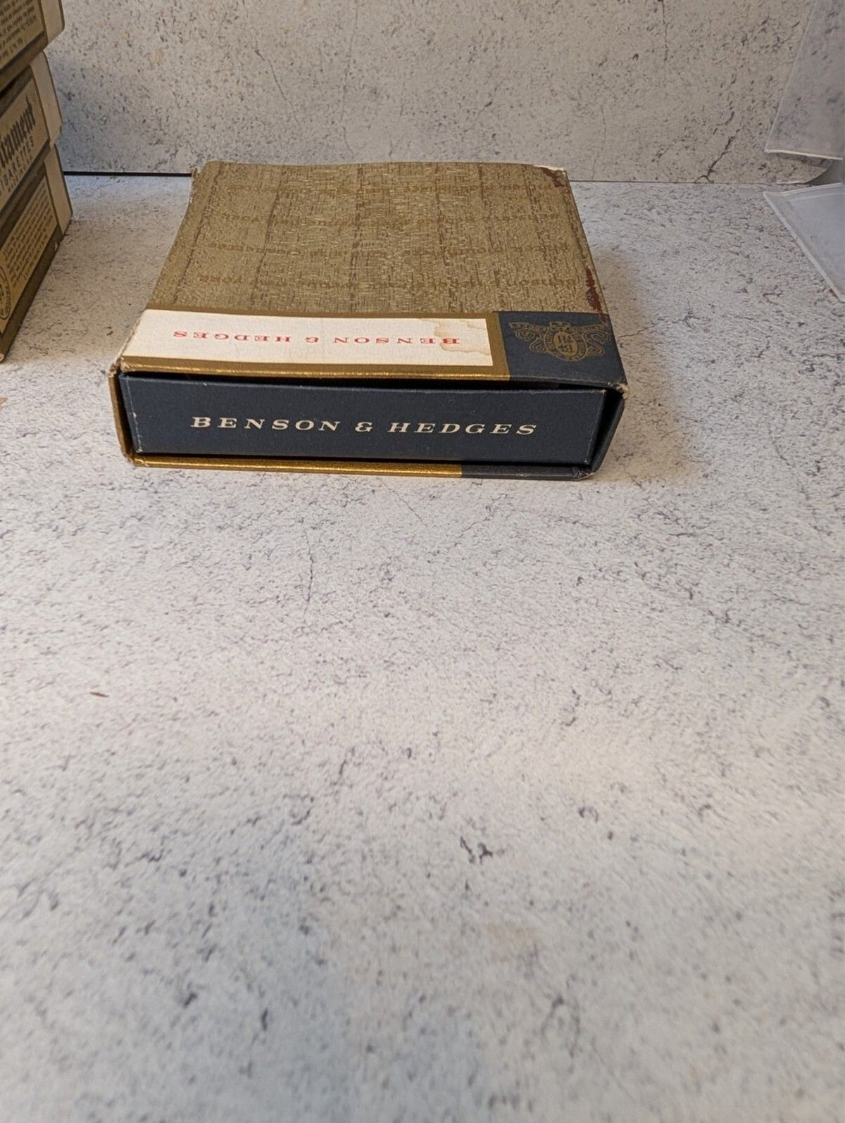 4 Vintage Parliament Benson & Hedges Cigarette Cardboard Boxes Lot