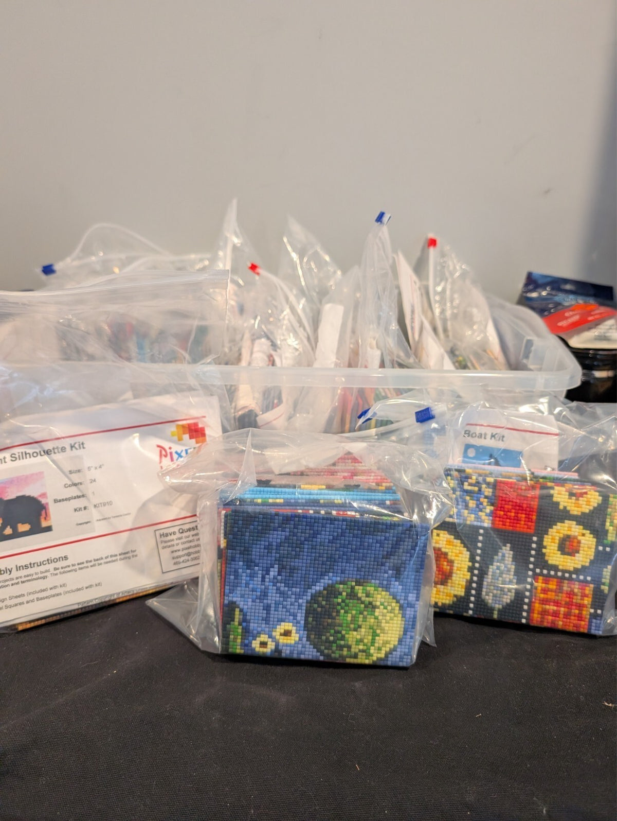 PixelHobby Huge Destash Lot Completed & In Progress Baseplates Patterns 50+ Pcs