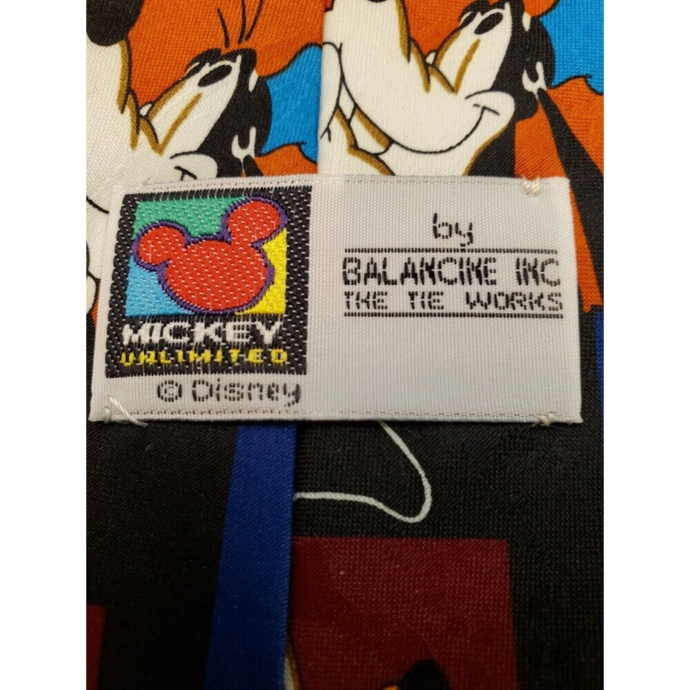 Vintage Disney Mickey Mouse, Donald Duck, Goofy, Pluto Tie NWT