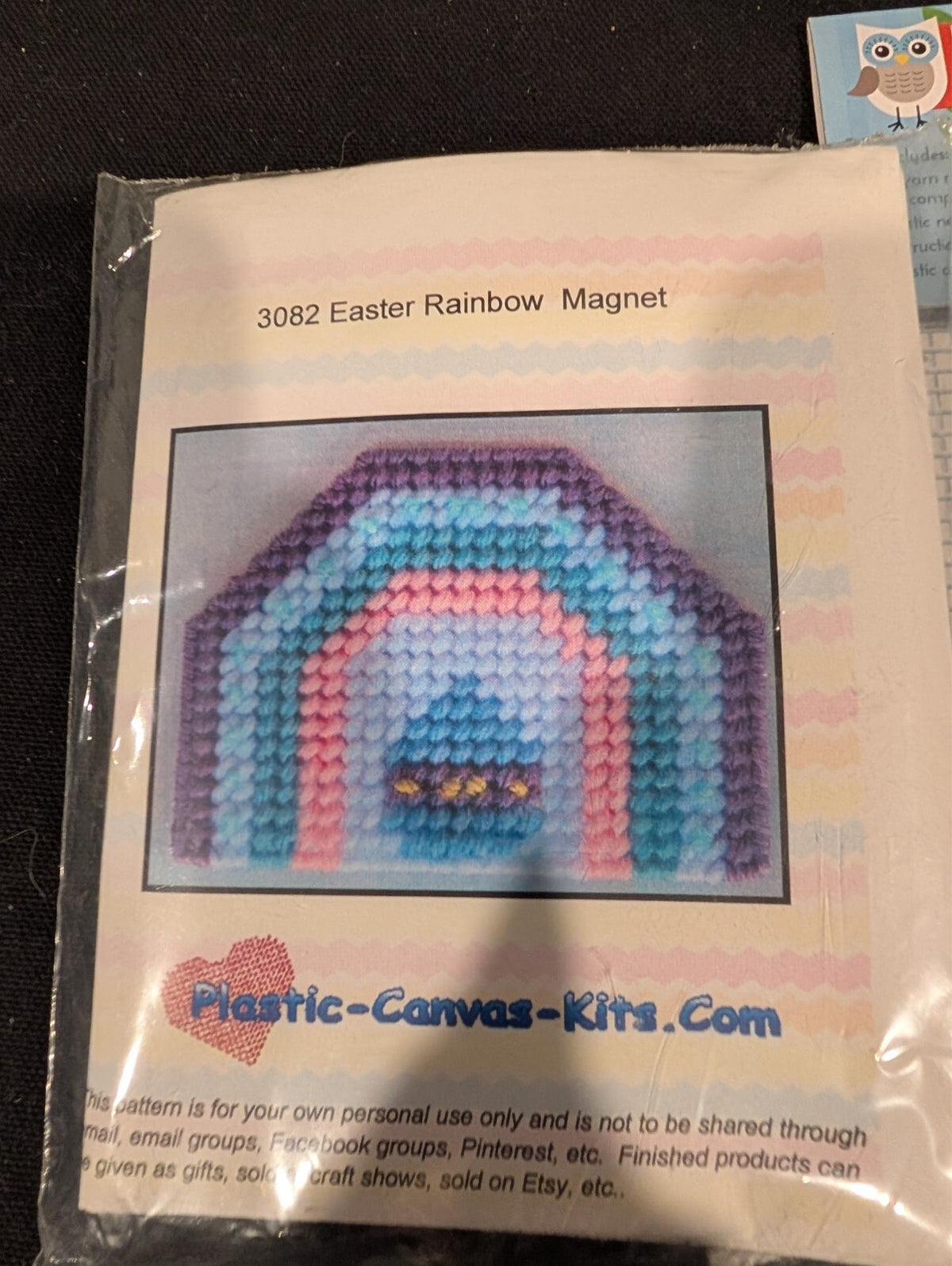 3 Mini Plastic Canvas Kits Nicole Stitchery Fun Butterfly Mouse Easter Rainbow
