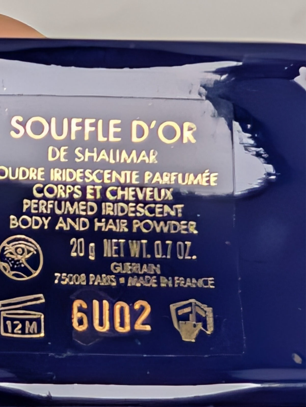 Guerlain Souffle D'Or De Shalimar Perfumed Iridescent Body & Hair Powder