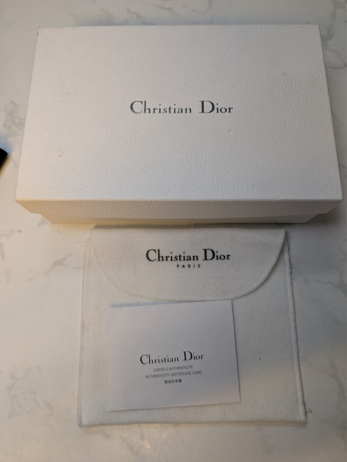 Christian Dior Malice Agenda NOS Black 6 Ring Box Dust Cover COA Authentic
