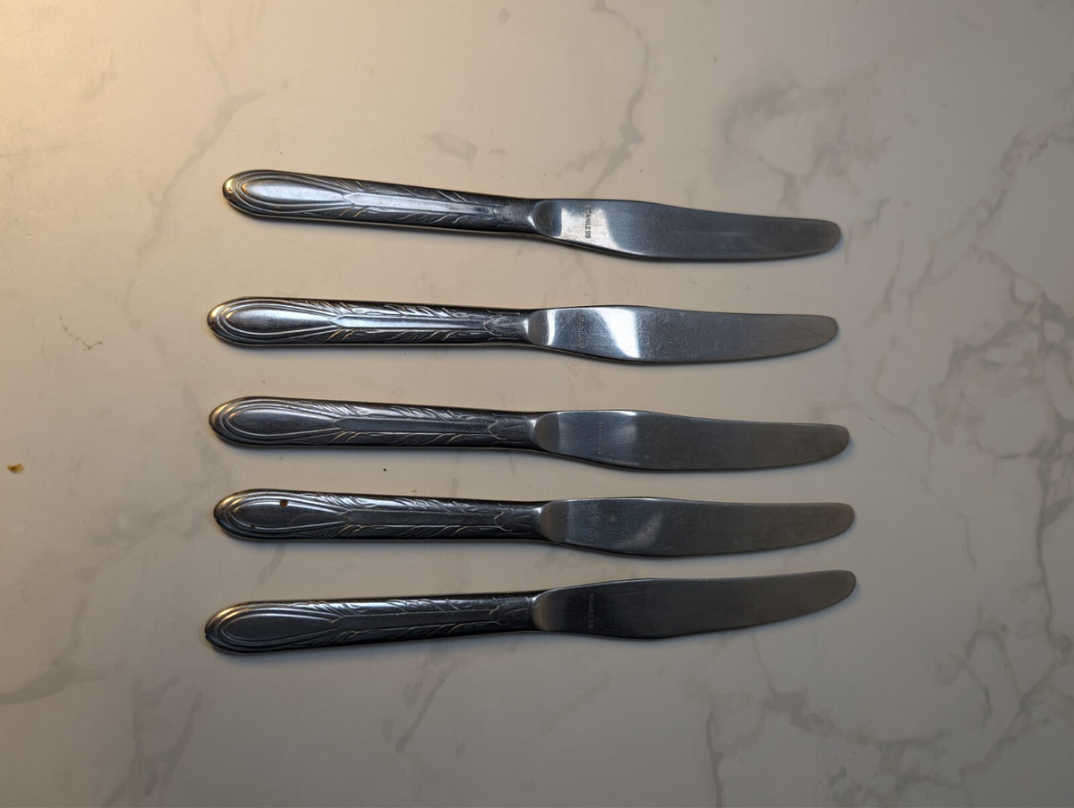ARNBE AB2 Stainless Steel Flatware 18 Pc Replacement Lot Forks Spoons Knives
