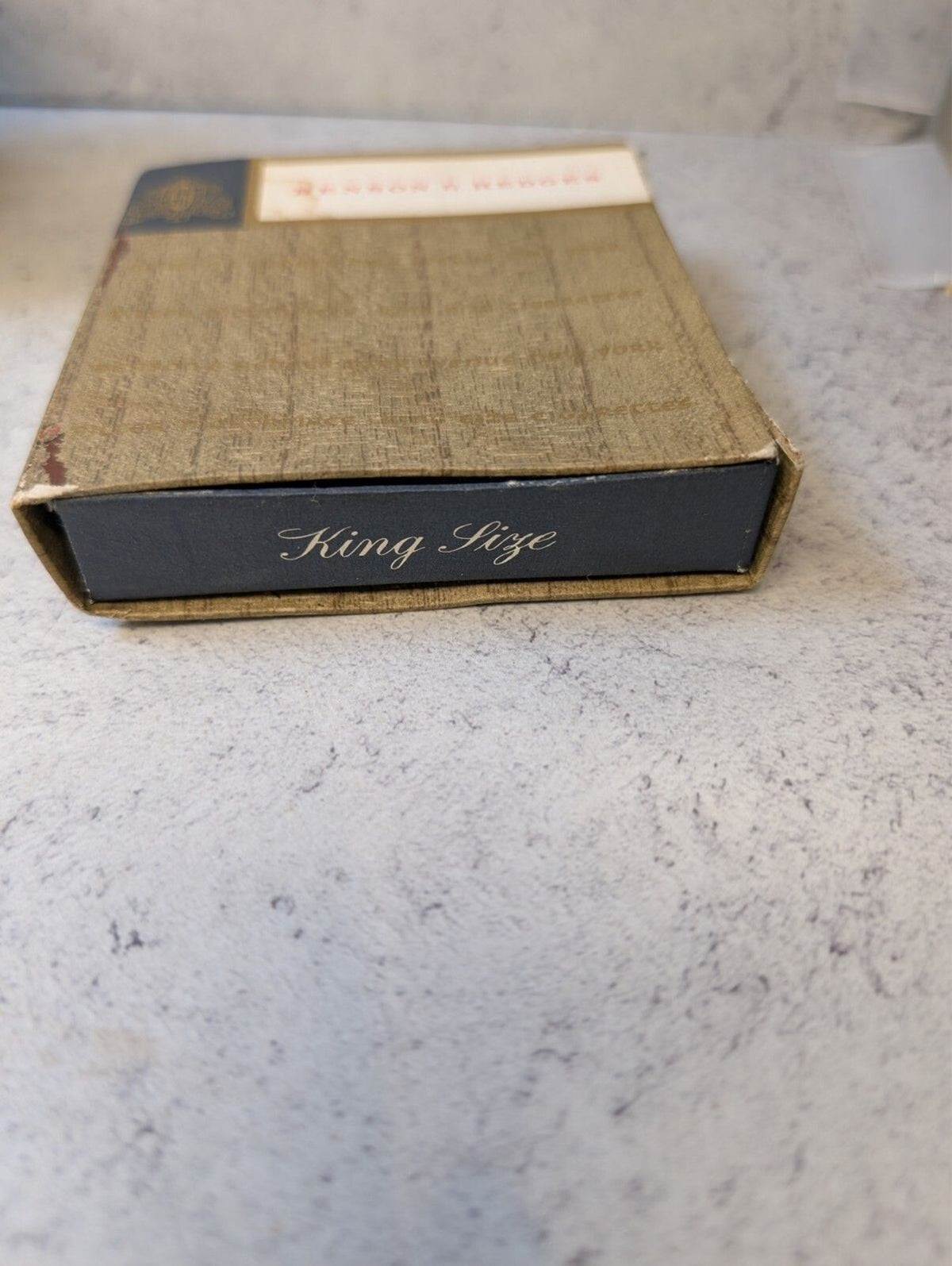 4 Vintage Parliament Benson & Hedges Cigarette Cardboard Boxes Lot
