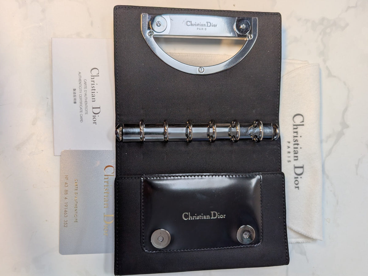 Christian Dior Malice Agenda NOS Black 6 Ring Box Dust Cover COA Authentic