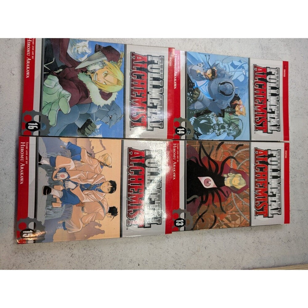 Fullmetal Alchemist Manga Lot Vol. 13–16 (English VIZ Media)