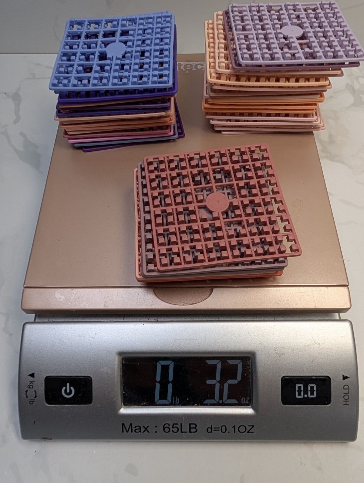 PixelHobby Classic Pixel/Tiles Squares Bulk Lot Warm Tones Red Brown Yellow