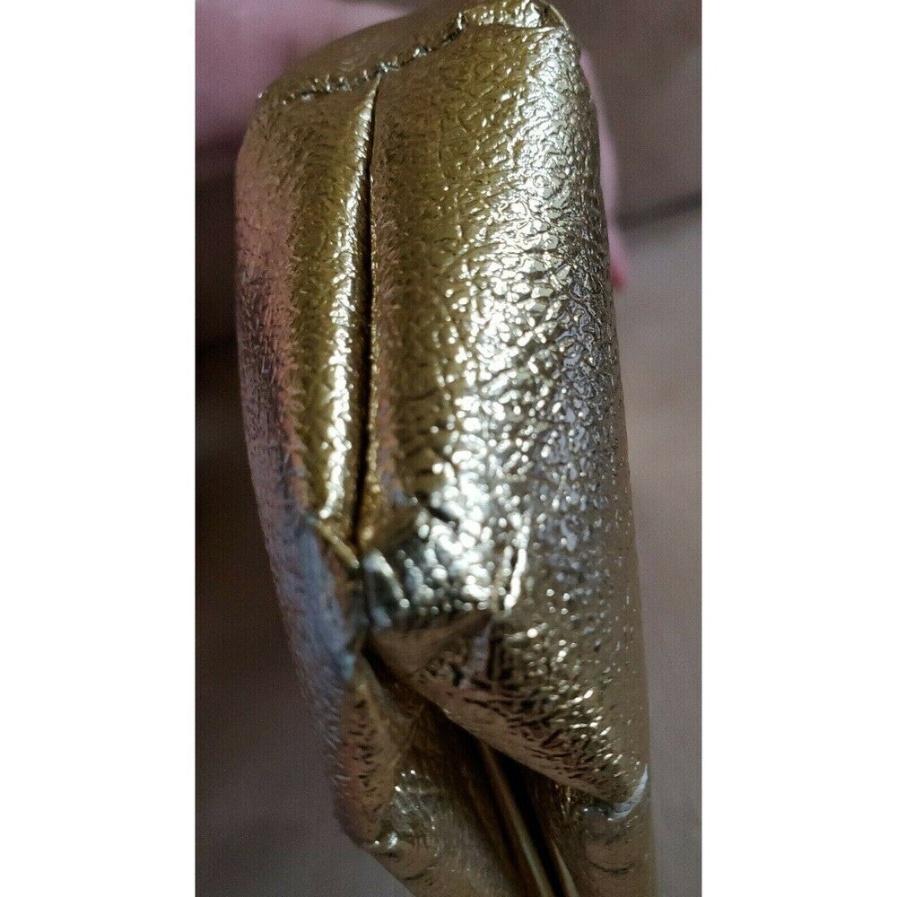 Vintage Harry Levine Gold Evening Clutch