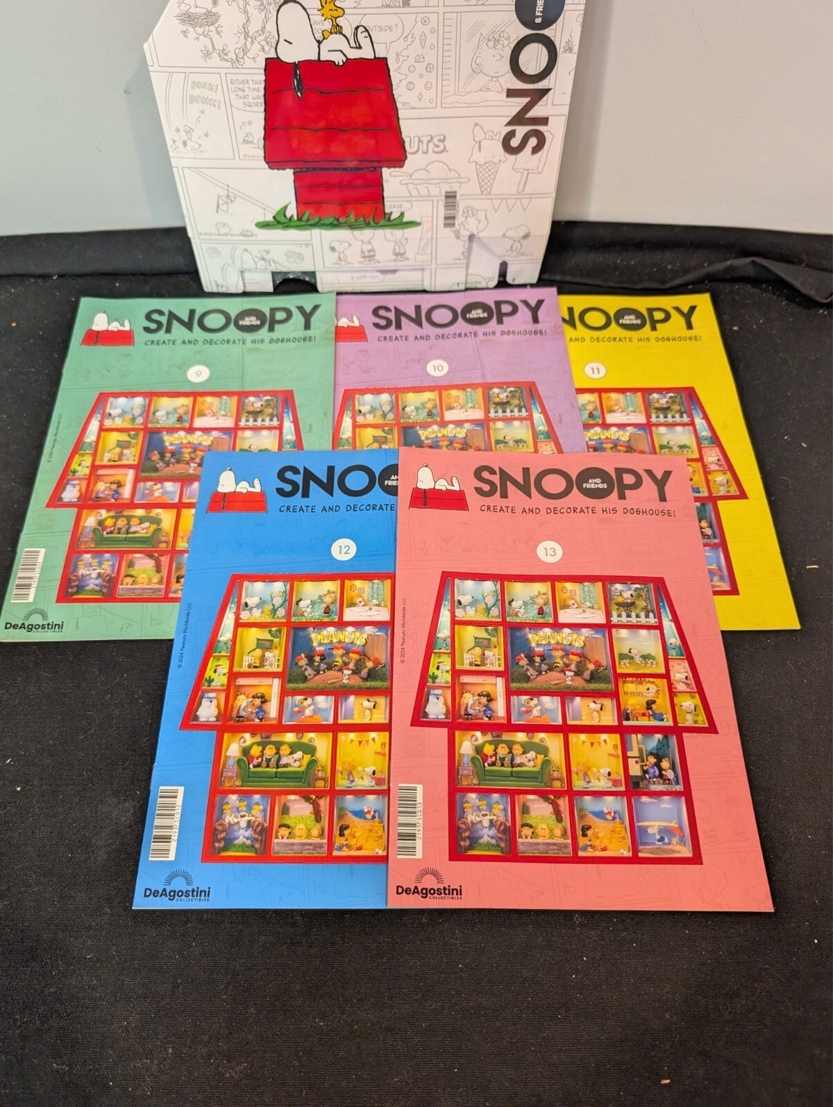DeAgostini Peanuts Snoopy & Friends Create Doghouse Issues 9-13 19-23 Kit 10-Pac