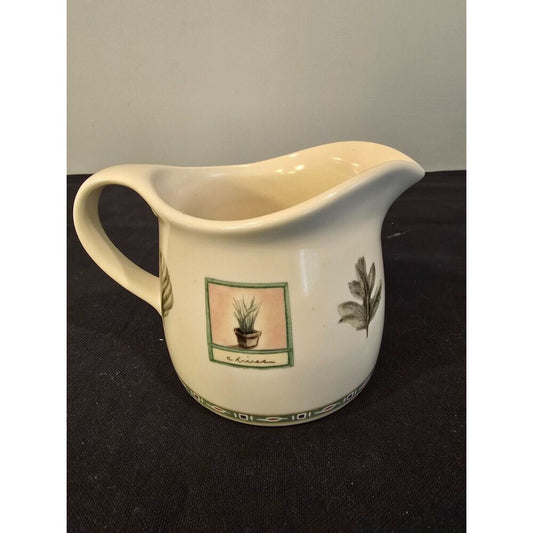 Pfaltzgraff Naturewood 4” Milk Pitcher – Vintage Cottage Farmhouse Cream Jug