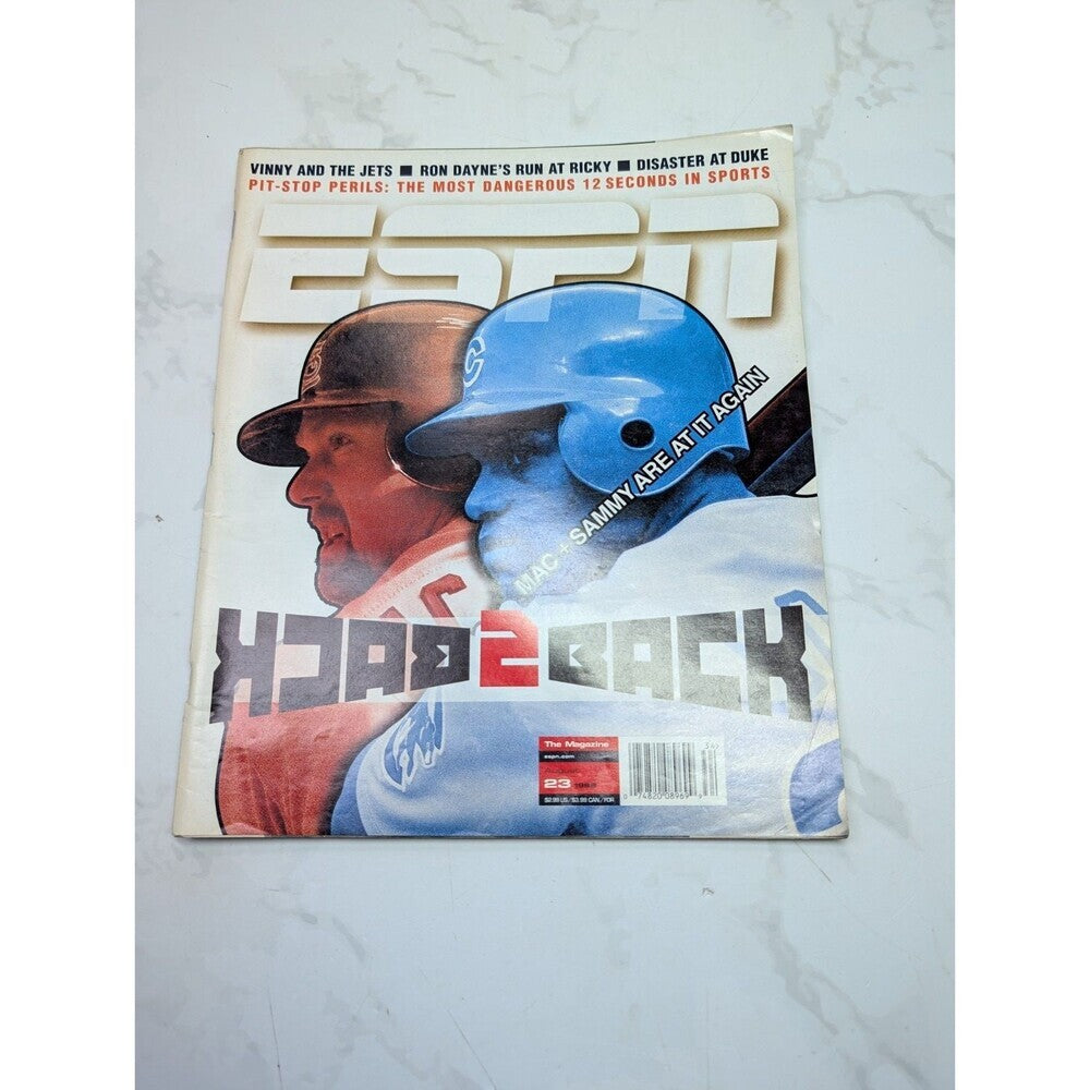 ESPN The Magazine August 23 1999 Mark McGwire Sammy Sosa Home Run Race
