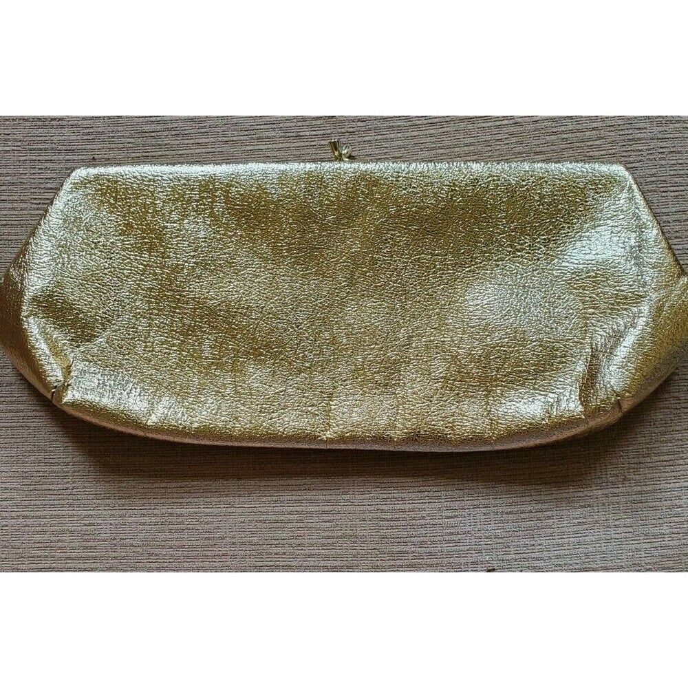 Vintage Harry Levine Gold Evening Clutch