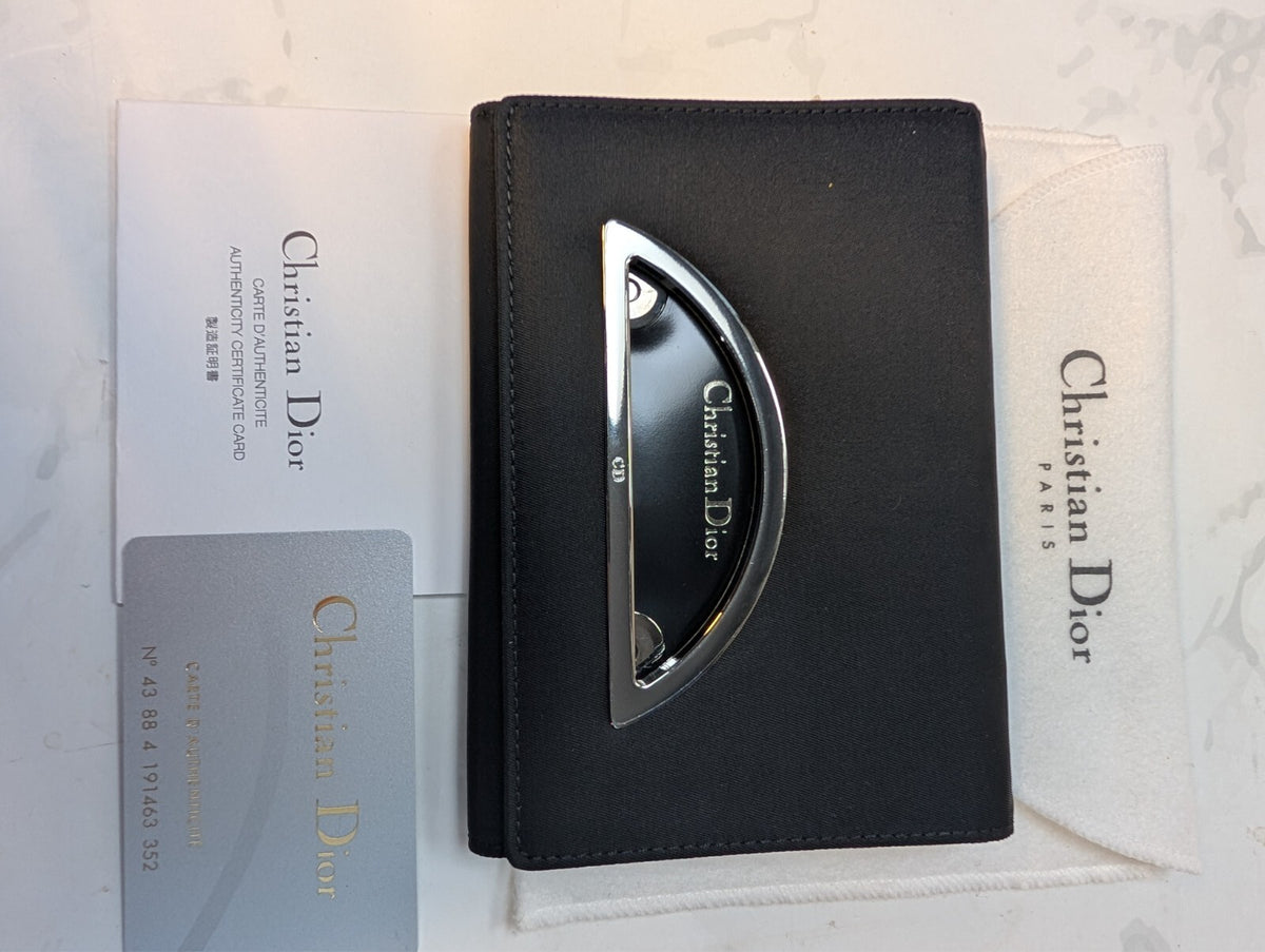 Christian Dior Malice Agenda NOS Black 6 Ring Box Dust Cover COA Authentic