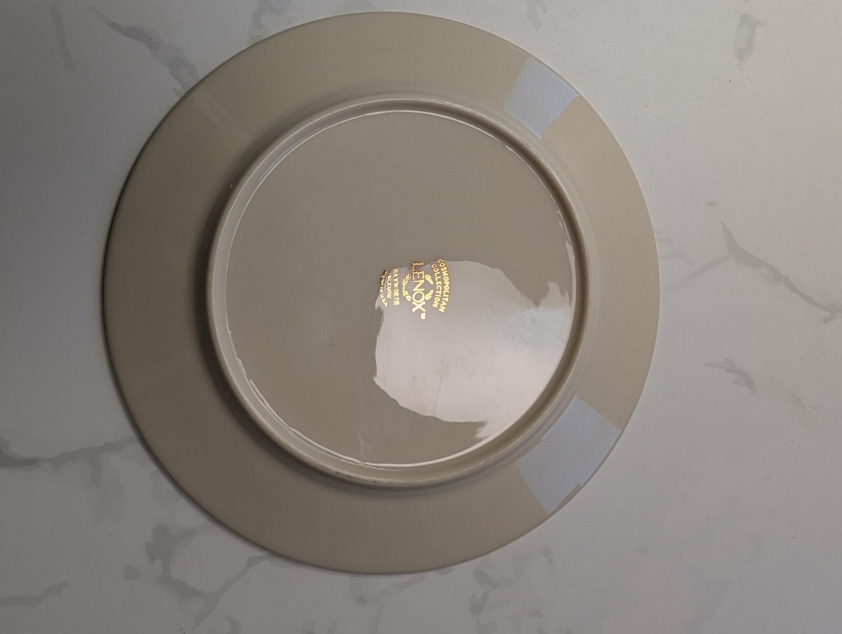 Lenox Hayworth Bread & Butter Plates Set of 4 Ivory Gold Trim 6.5 in USA