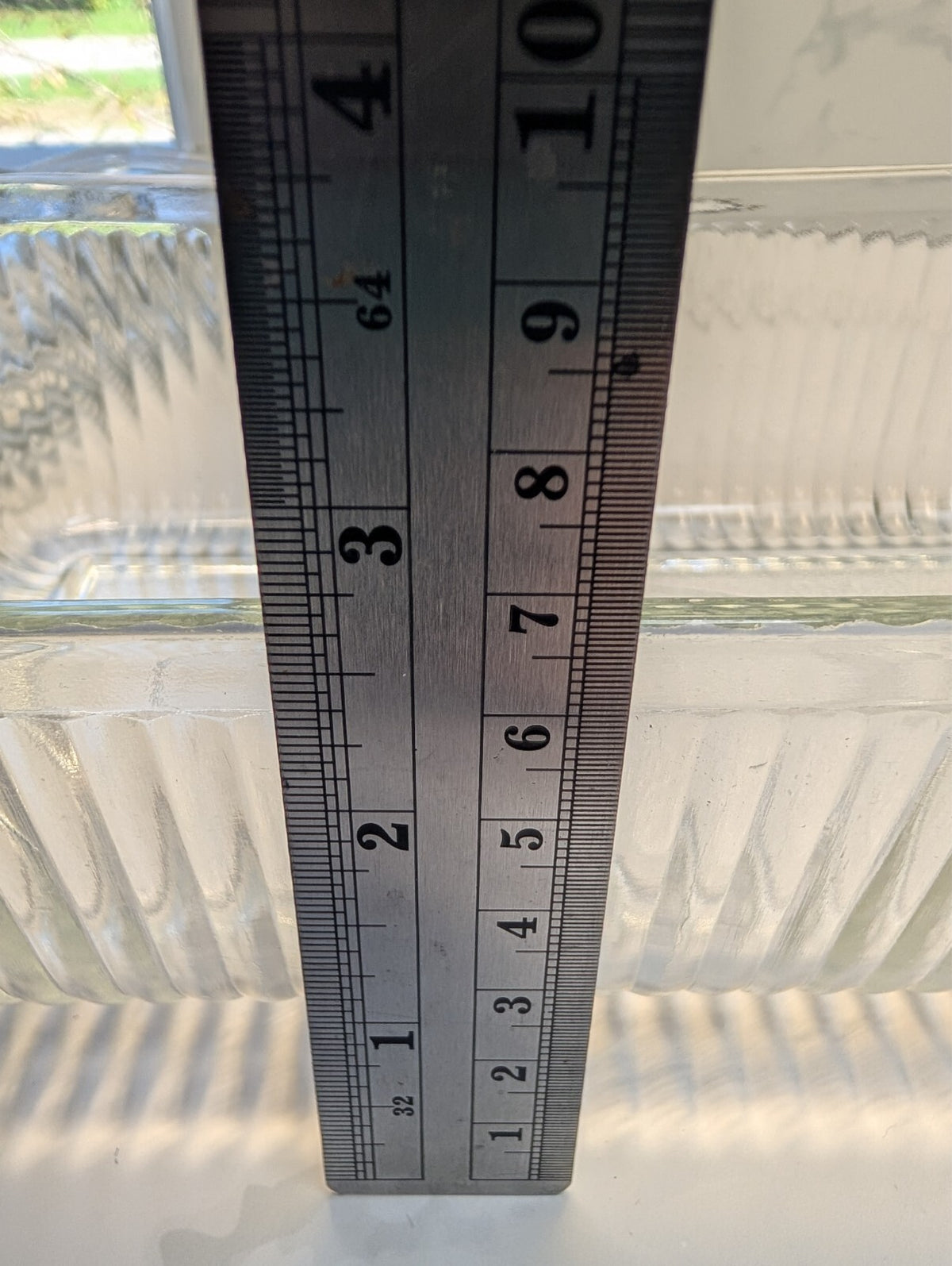 Anchor Hocking Clear Ribbed Refrigerator Dish Set Geometric Lids