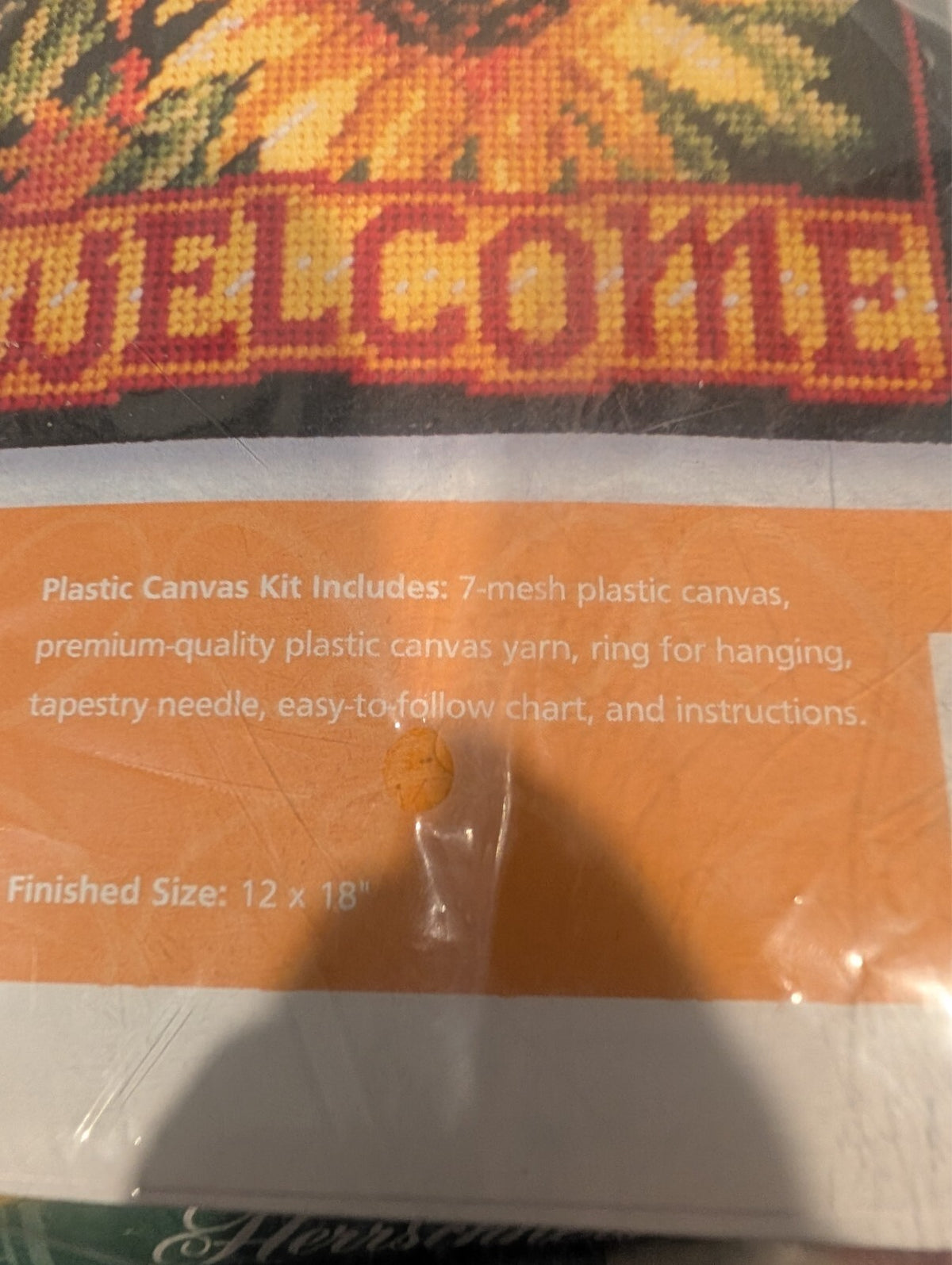 3 Welcome Floral Plastic Canvas Kits Herrschners Mary Maxim Sunflowers Birdhouse