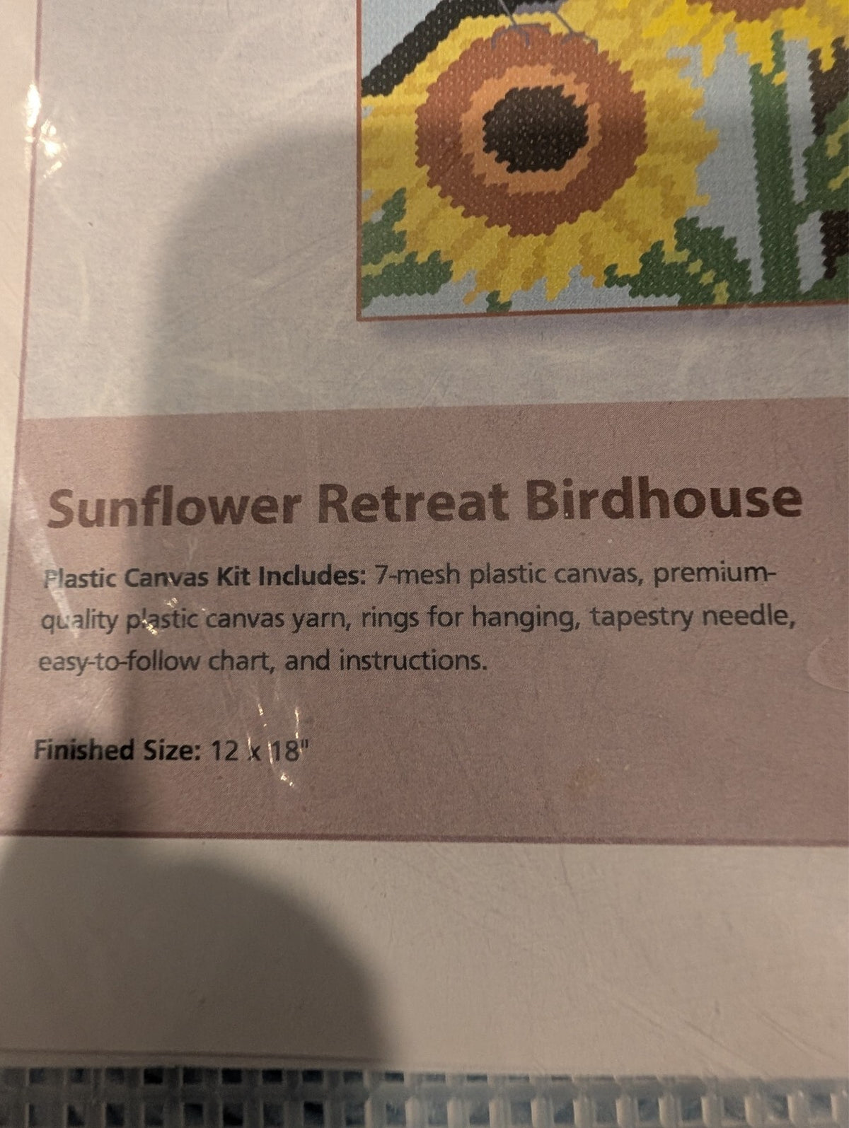 3 Welcome Floral Plastic Canvas Kits Herrschners Mary Maxim Sunflowers Birdhouse