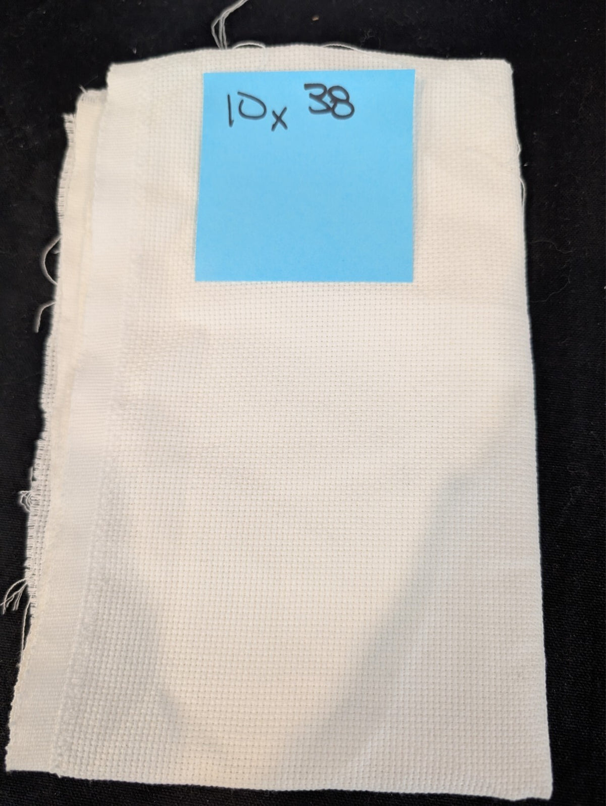 3 Pcs 14 Count Cream Off White Aida Cloth Cross Stitch Fabric Remnants Lot
