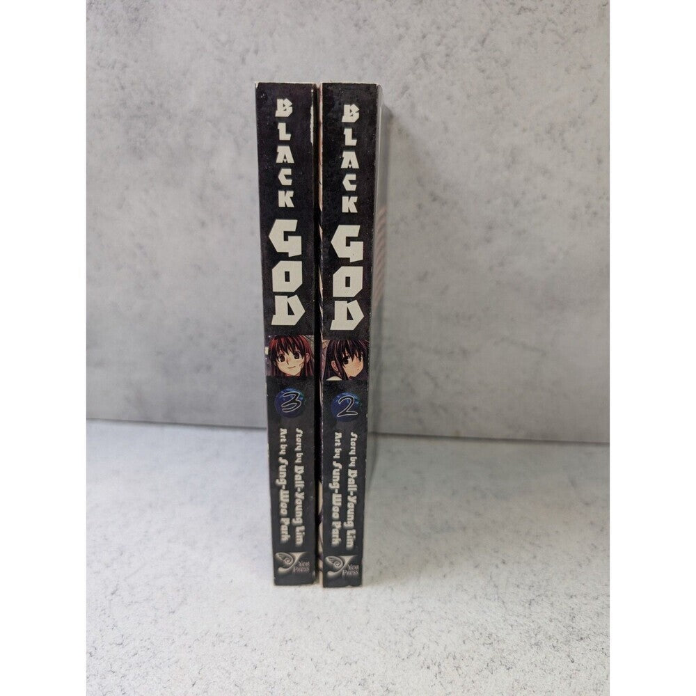 Black God Manga Vol. 2 3 Lot Yen Press Dall-Young Lim Sung-Woo Park English