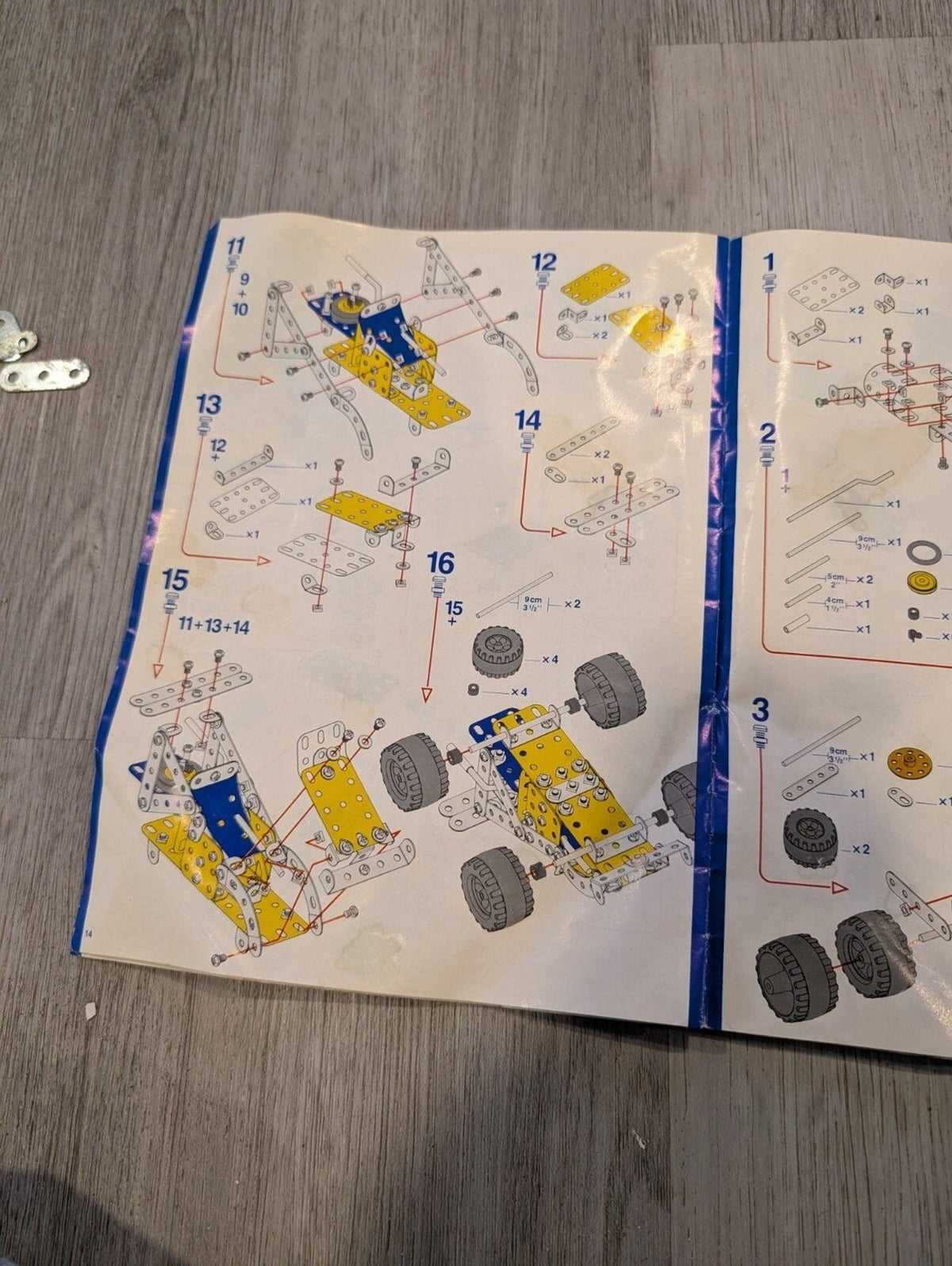 Vintage Meccano Erector Instruction Booklets – Lot of 5 with Bonus Insert
