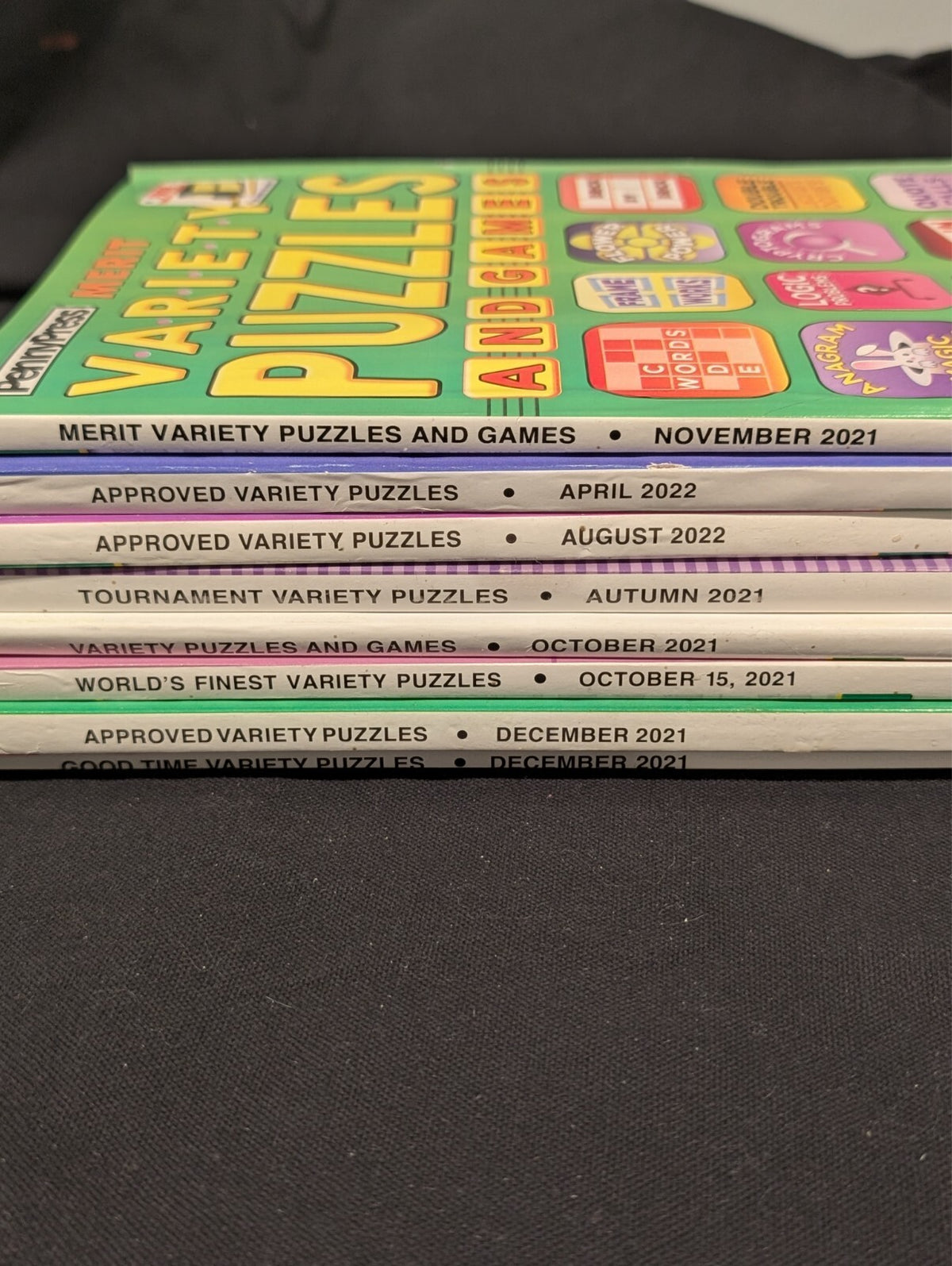 Lot of 8 Penny Press Variety Puzzle Books 2021-2022 New Unused