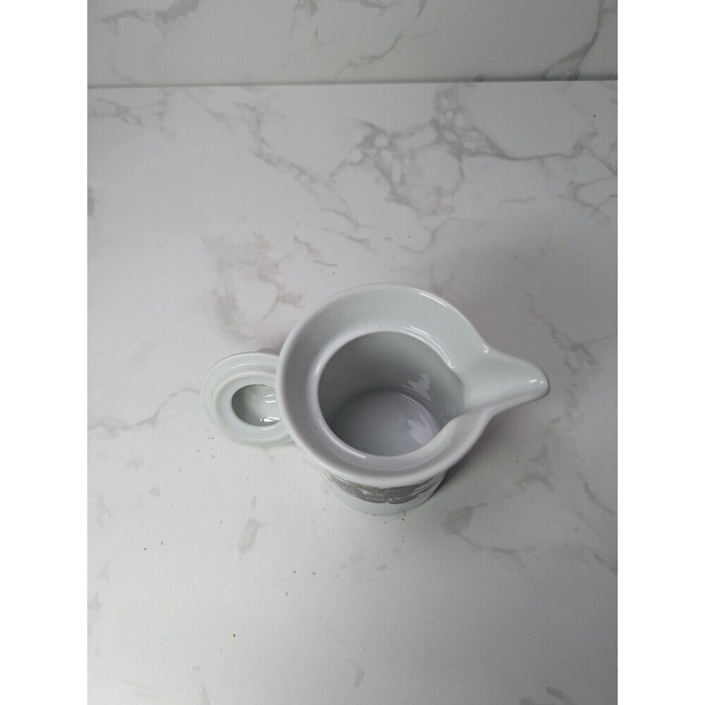 Dansk Umbrian Fruits Creamer & Covered Sugar Bowl Set Portugal