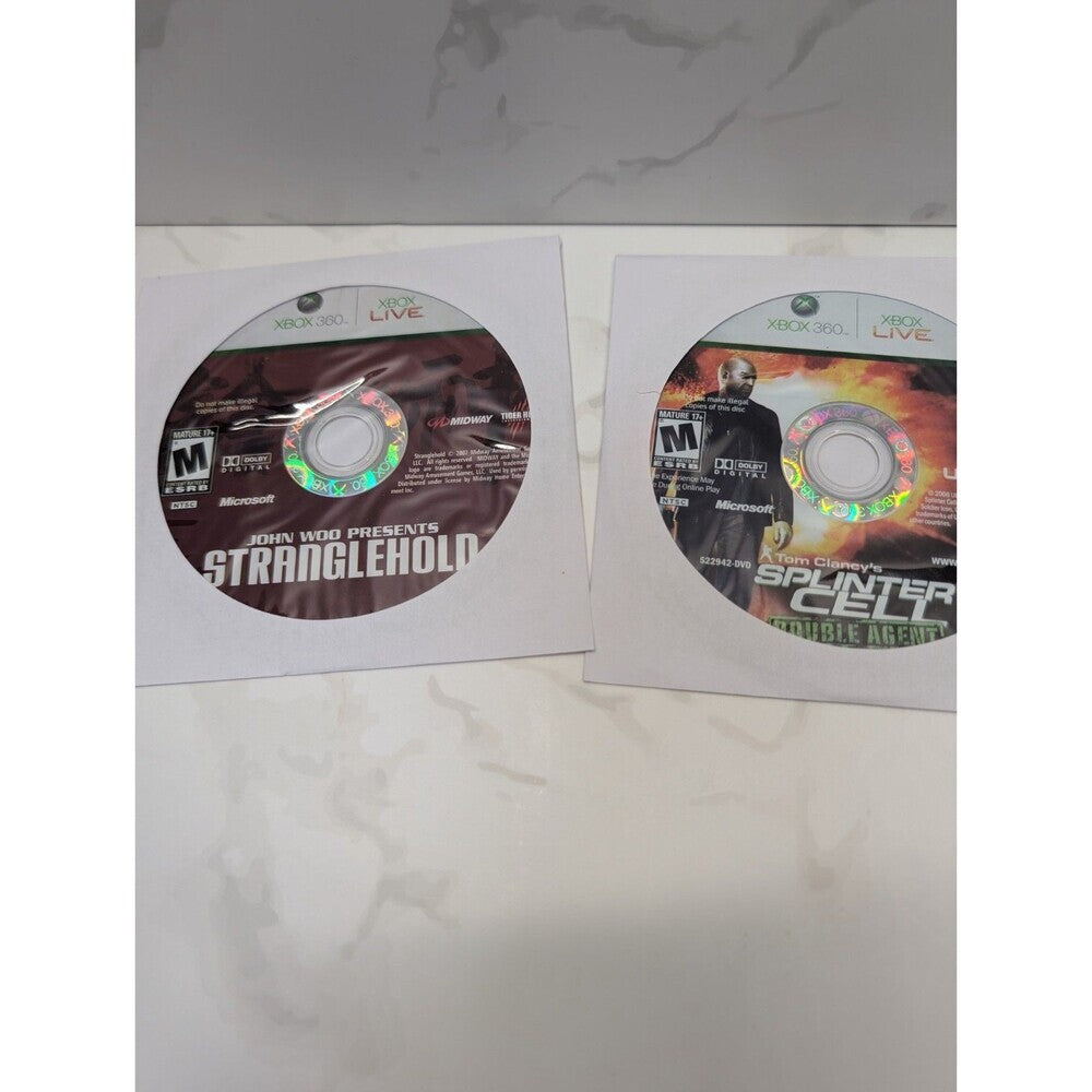 Xbox 360 Game Lot 6 Darksiders Splinter Cell Amalur Tomb Raider Darkness