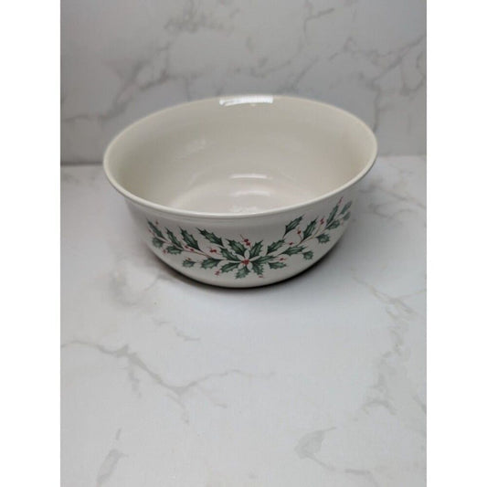 Lenox Holiday Dimensions Collection 7 5/8" Round Vegetable Serving Bowl USA