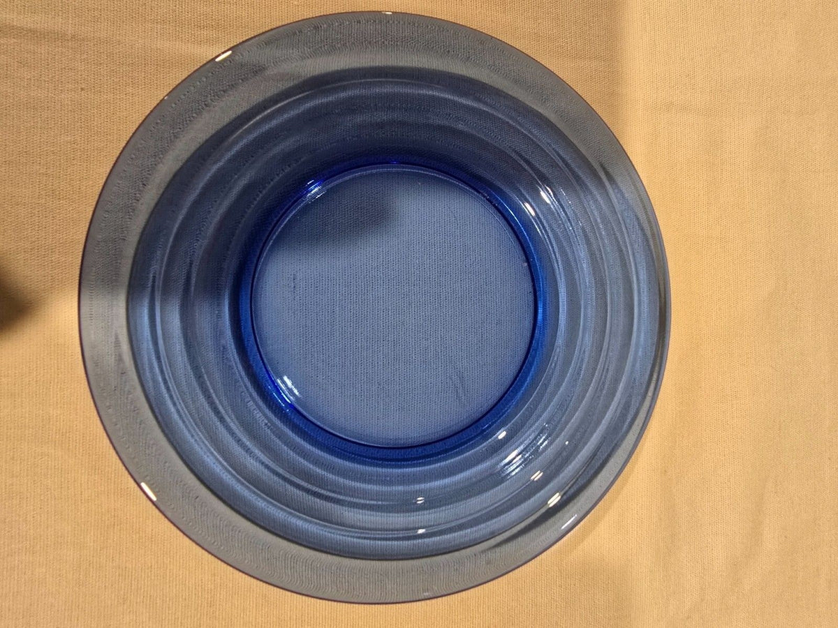 Hazel Atlas Cobalt Moderntone 6" Desert Plate – Depression Glass – 1930s–50