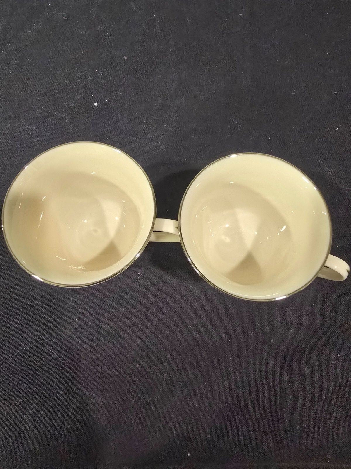 Set of 4 Lenox Charleston Coffee/Tea Cup & Saucers - New