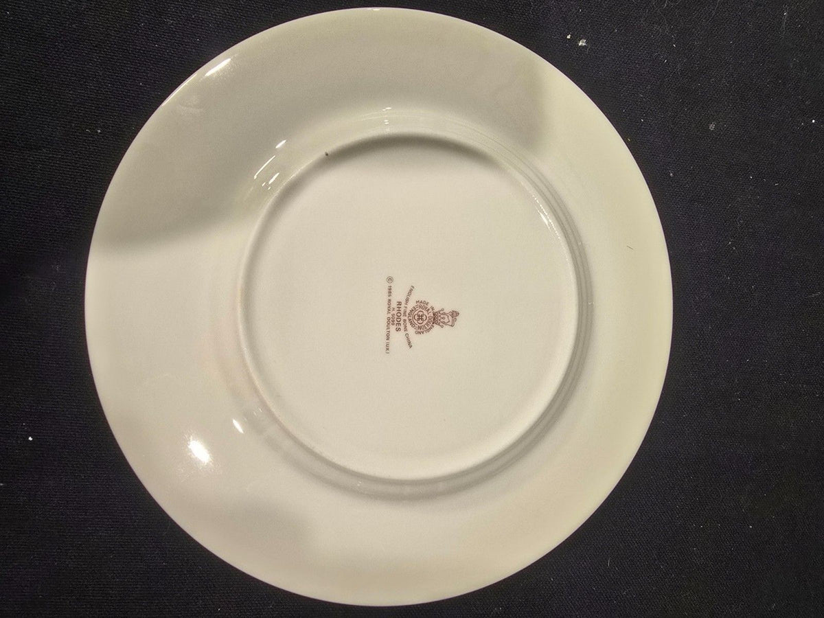 3 Royal Doulton “Rhodes” H.5099 Salad Plates – English Fine Bone China