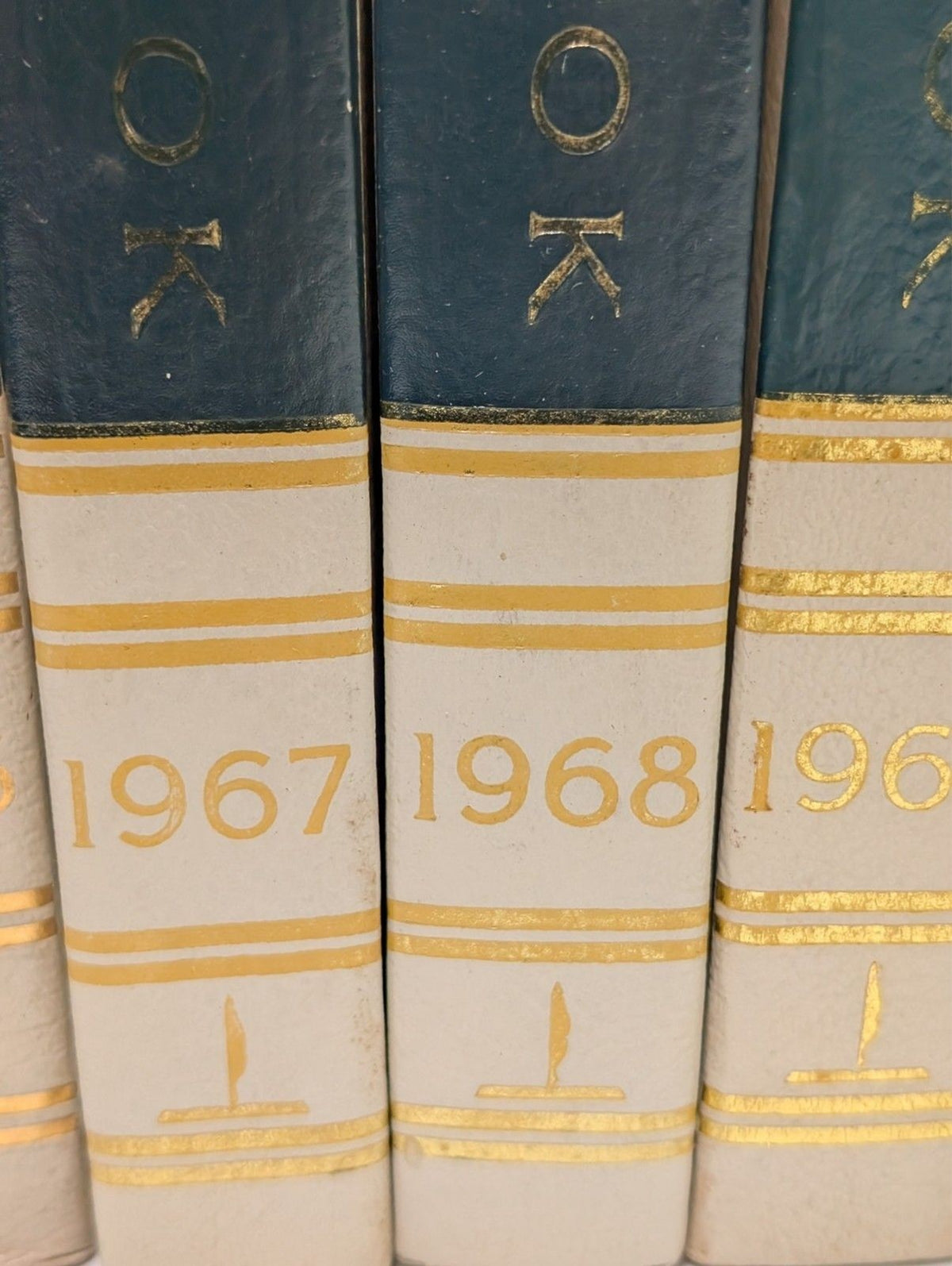 The World Book Encyclopedia Year Book Set 1965–1970 Vietnam Era 6 Volumes HC