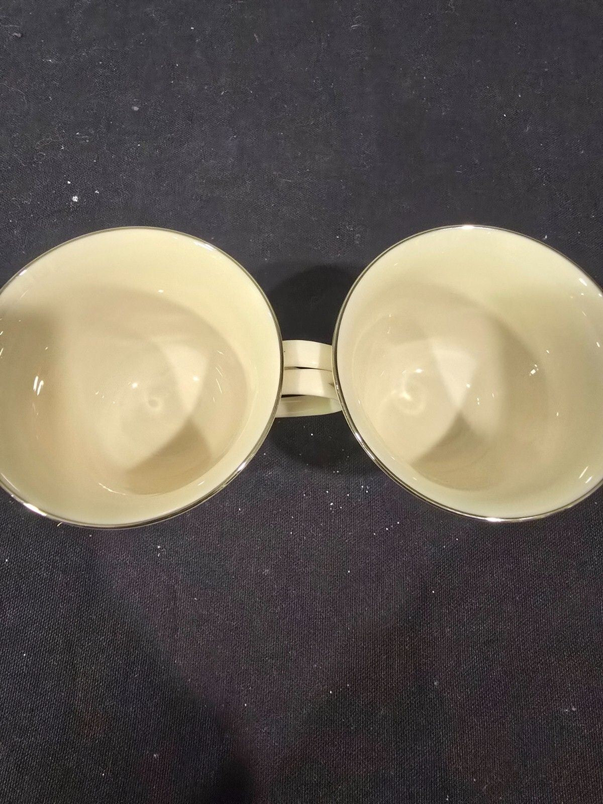 Set of 4 Lenox Charleston Coffee/Tea Cup & Saucers - New