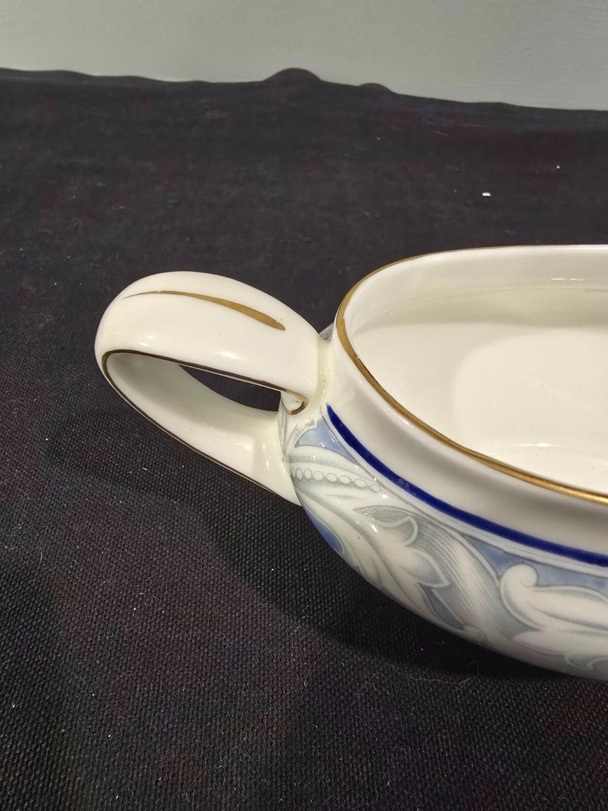Royal Doulton The Tewkesbury Gravy Boat & Under Plate ~bone china~England-H4811