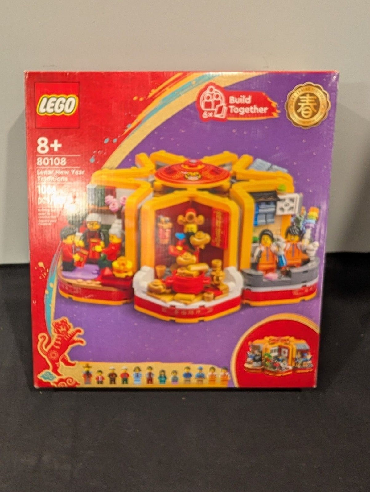 LEGO 80108 Lunar New Year Traditions – Factory Sealed Retired Set – 1,066 Pieces
