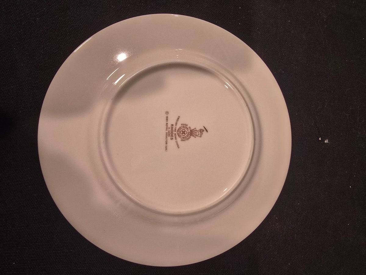4 Royal Doulton “Rhodes” H.5099 Bread & Butter Plates – English Fine Bone China