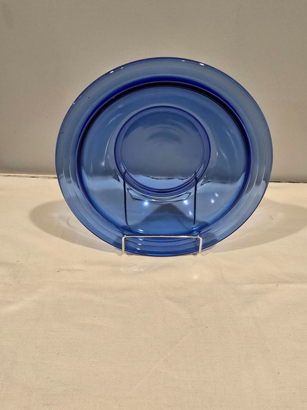 Hazel Atlas Moderntone Cobalt Large Mixing Bowl – Depression Glass – Vtg 1930s