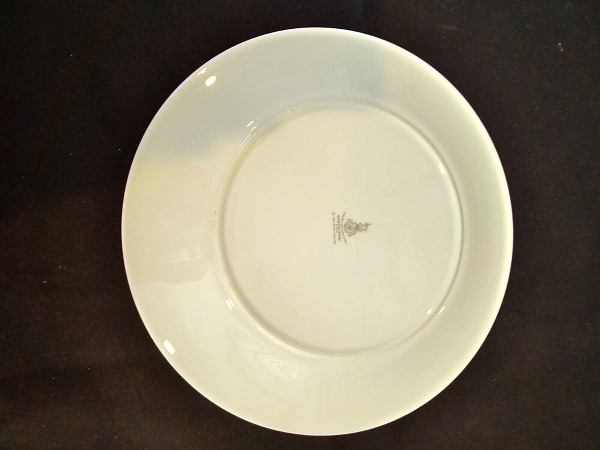 Set of 4 Royal Doulton Winter Rose H5129 10 1/2" Dinner Plates