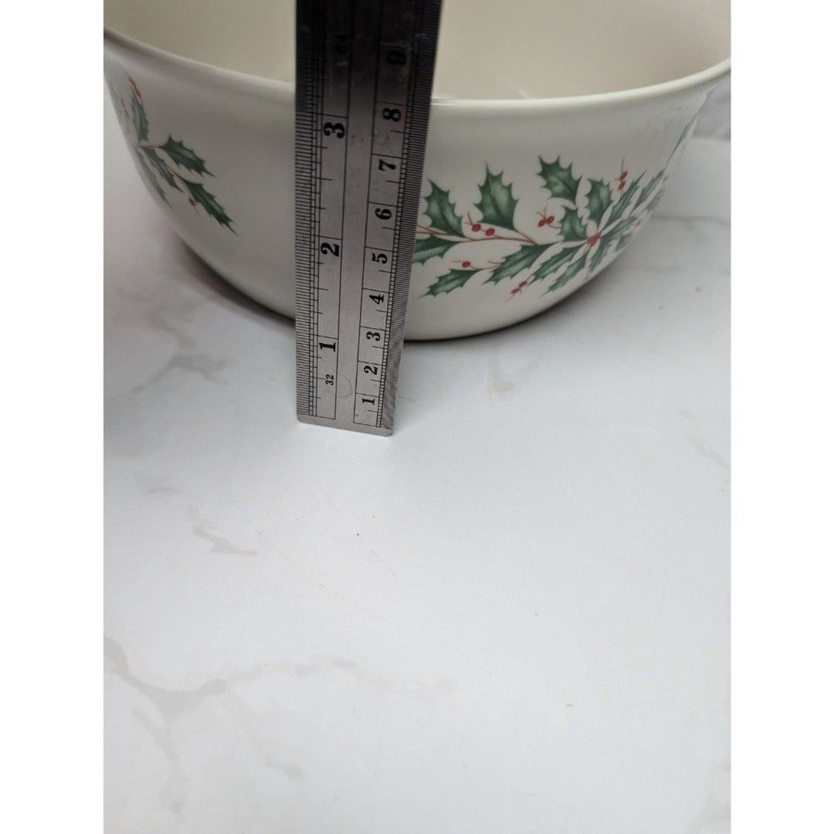 Lenox Holiday Dimensions Collection 7 5/8" Round Vegetable Serving Bowl USA