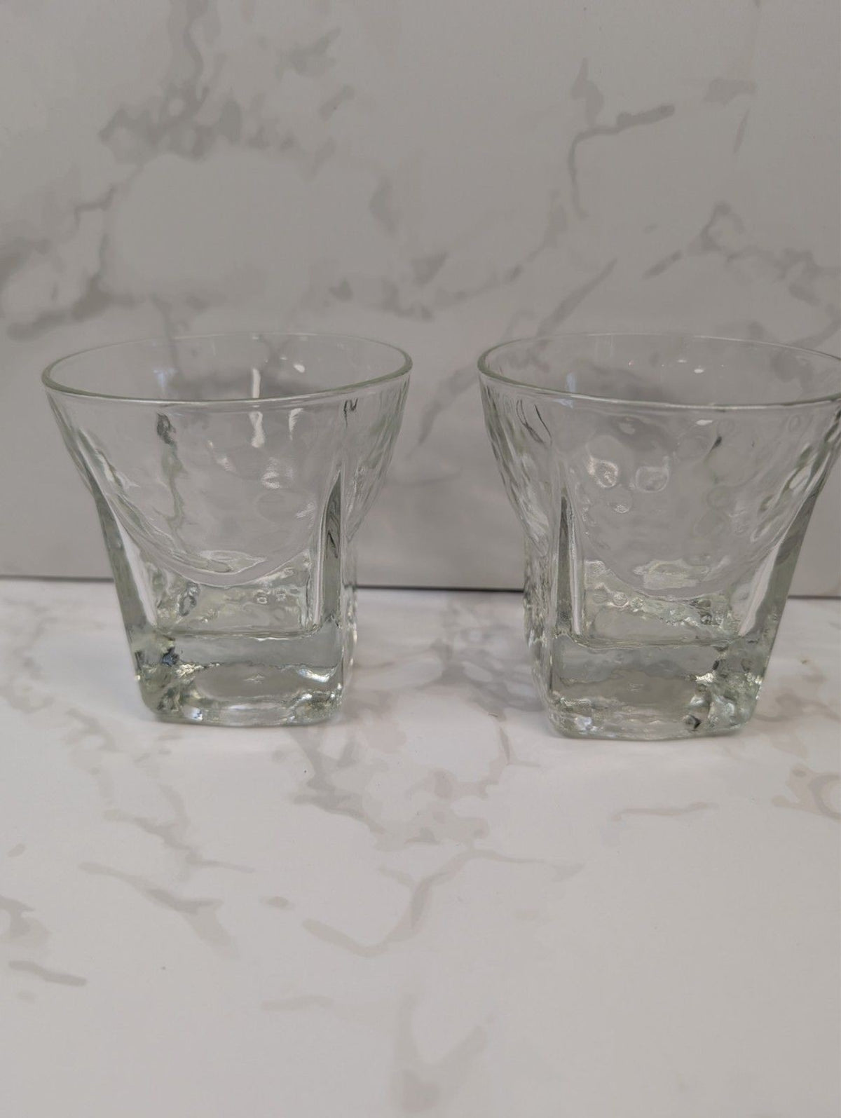 Libbey St. Regis Rocks Glasses — Set of 5  Clear Heavy Base Double Old Fashioned