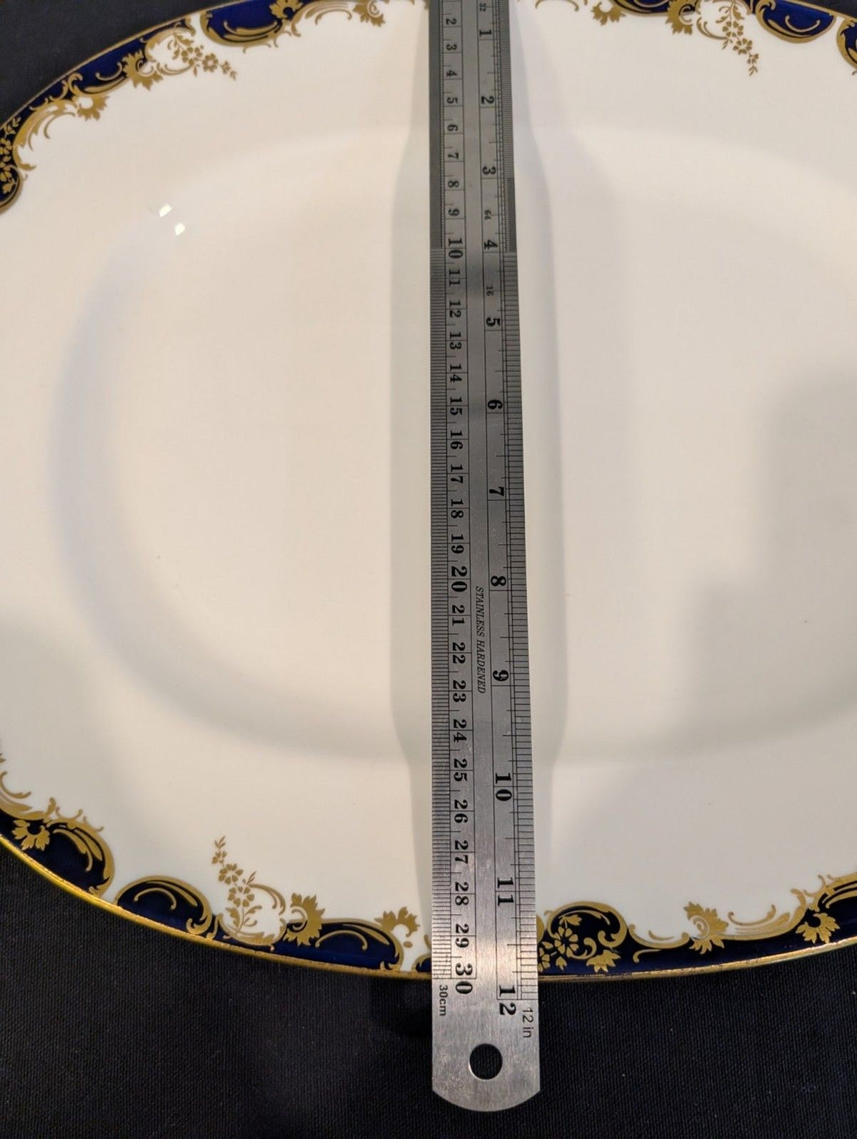 Minton Versailles 15” Oval Serving Platter – Vintage English Bone China