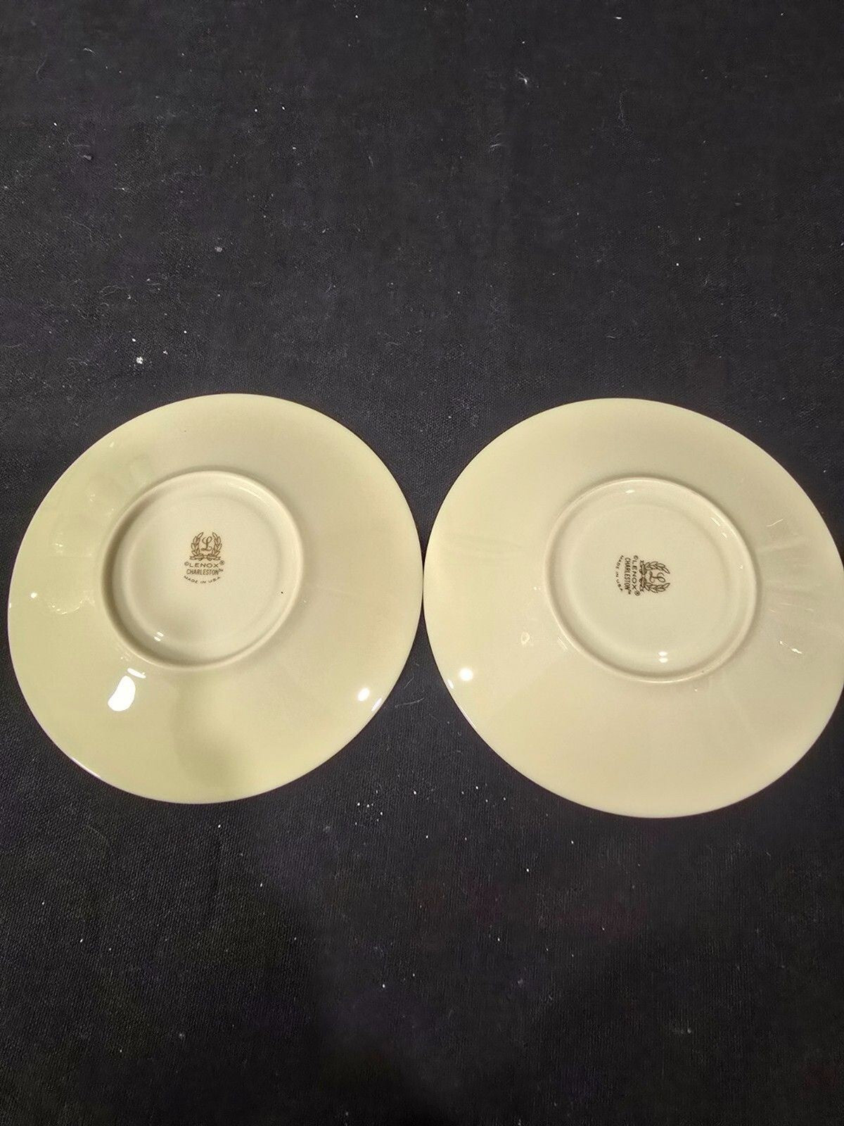 Set of 4 Lenox Charleston Coffee/Tea Cup & Saucers - New