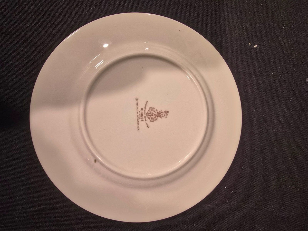 4 Royal Doulton “Rhodes” H.5099 Bread & Butter Plates – English Fine Bone China