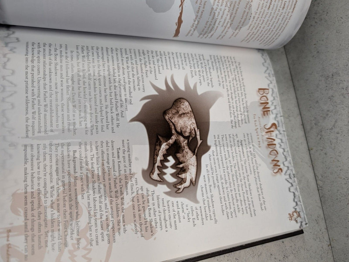 Werewolf: The Forsaken RPG Core Rulebook Hardcover World of Darkness White Wolf