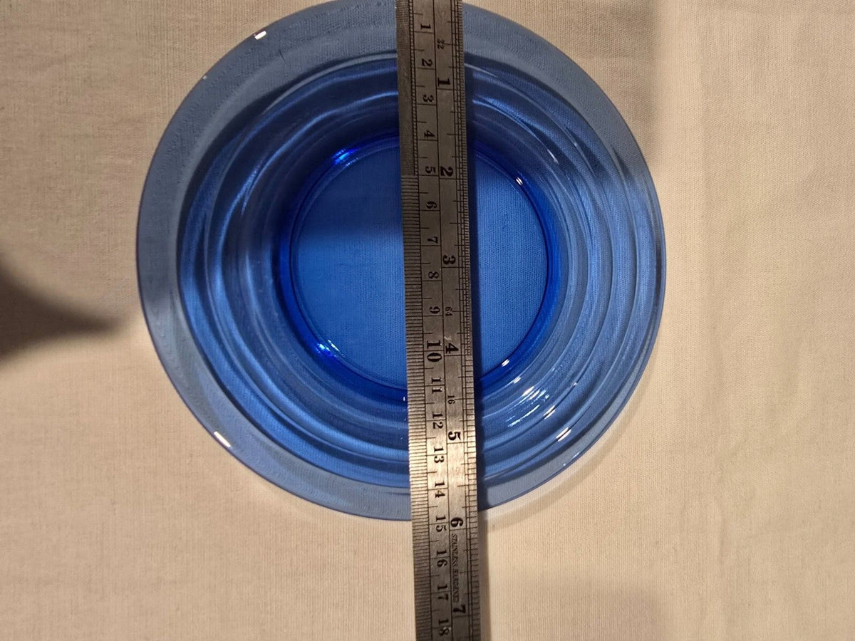 Hazel Atlas Cobalt Moderntone 6" Desert Plate – Depression Glass – 1930s–50