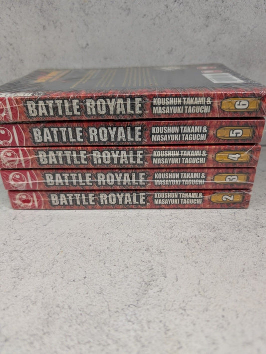 Battle Royale Manga Vol 2–6 Sealed Dark Horse Koushun Takami Masayuki Taguchi