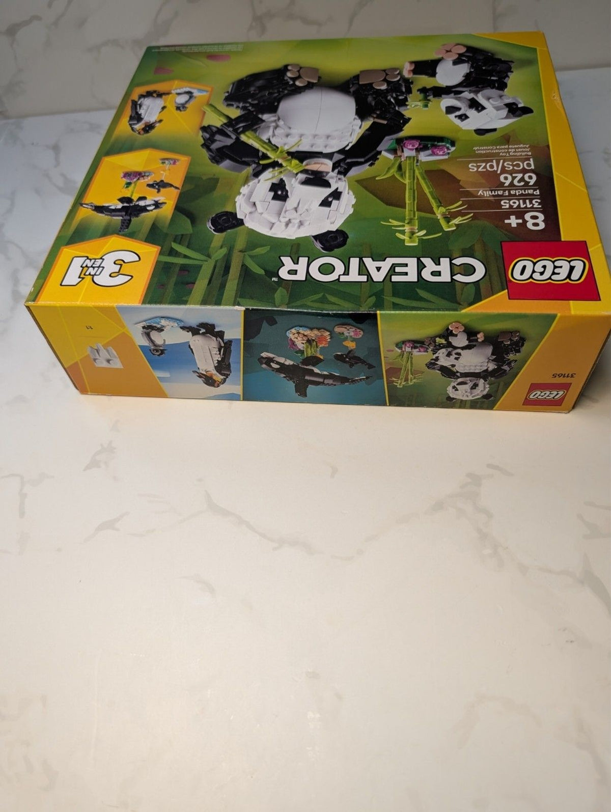 LEGO Creator 31165 Panda Family 3 in 1 Set Factory Sealed 626 Pieces