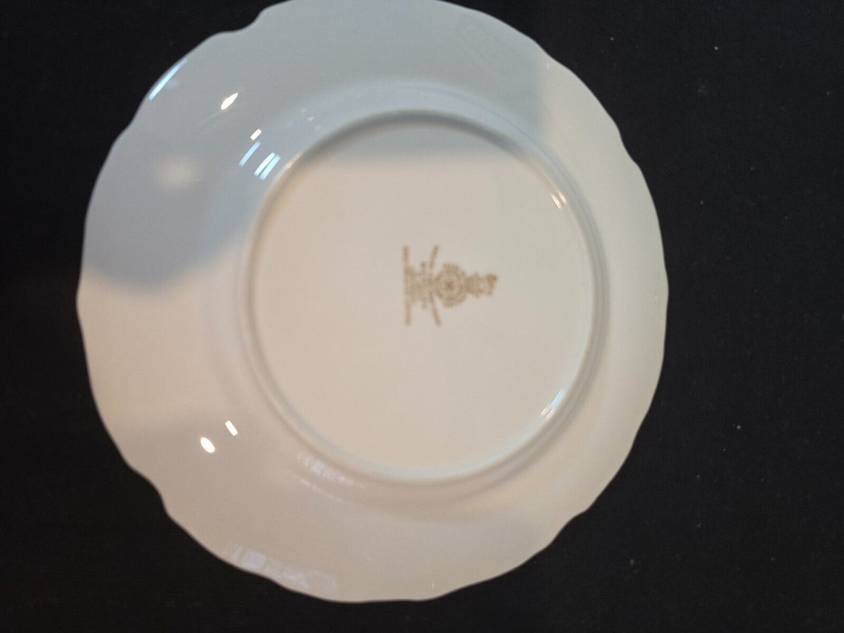 Set 4 Royal Doulton Richelieu White/Gold 6.5" Bread & Butter/Dessert Plate H4957