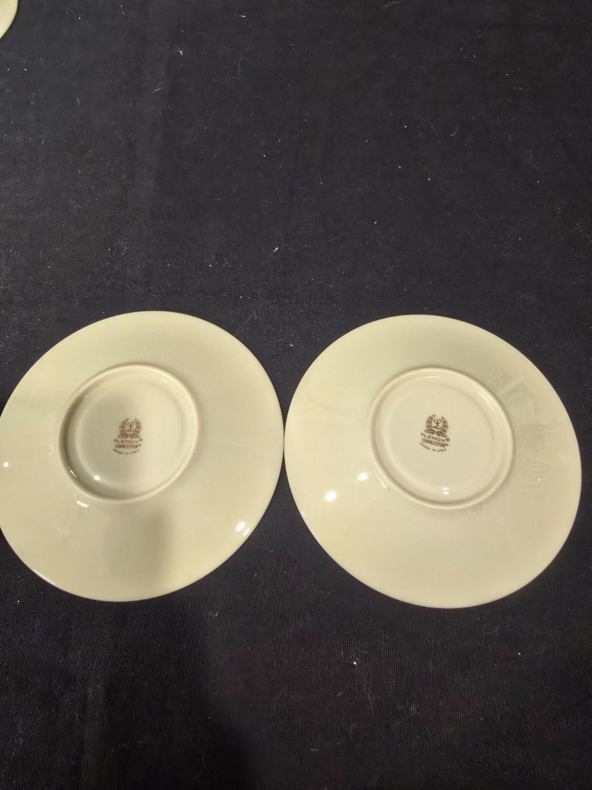 Set of 4 Lenox Charleston Coffee/Tea Cup & Saucers - New