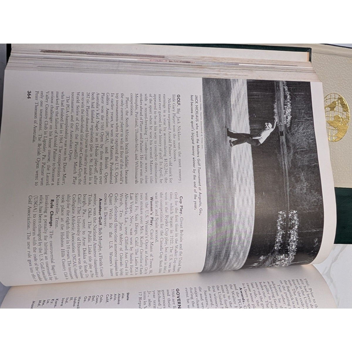 The World Book Encyclopedia Year Book Set 1965–1970 Vietnam Era 6 Volumes HC